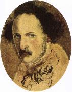 mikhail glinka a portrait of getano donizetti now in liceo musiale in bologna oil painting artist